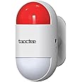 taoctee Strobe Siren Alarm Strobe Siren Remote Alarm Sound & Light Security Alarm Warning Strobe Alarm System for Home, Bussiness(Only 1×Siren, Battery Operated&USB Charging)