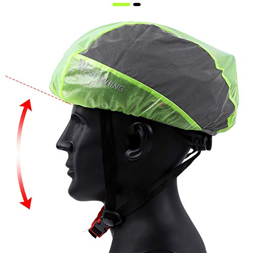 Balight Bike Helmet Cover Reflective Rainproof Windproof Dust-Proof Head Covers Outdoor Cycling Bicycle Sportswear Accessories Unique Design - Thumbnail 5