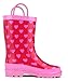 Hasbro Kids Girls' My Little Pony Rainbow Character Printed Waterproof Easy-On Rubber Rain Boots (Toddler/Little Kids)