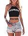 Ninimour Halter Cross Hollow Boho Bandage Camis Crop Top