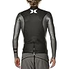 Mens-Hurley-Freedom-202-Surf-Jacket-Wetsuit-Top-Black-Grey-MRG0000110-00A-XL
