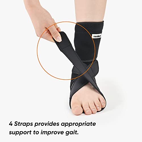 NEOFECT Drop Foot Brace Black Right AFO Foot Drop Brace for Walking