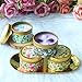 LA BELLEFÉE Scented Candles, 2.5oz Soy Wax Aromatherapy Travel Tin Gift Candle Set for Weddings, Parties Home Decor Rose, Vanilla, Lavender, Jasmine 4-Packsthumb 1