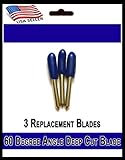 Deep Cut Blade for craft and sign making machines 3 blades, cricut, bridge, refine