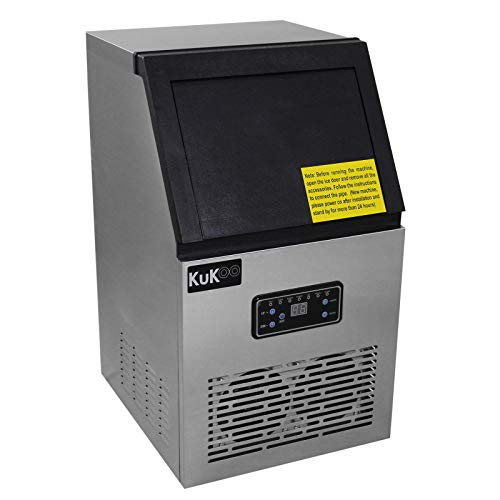 Eiswürfel-bereiter Maschine, Eiscrusher, Maschine aus Edelstahl, Geschäftliche Maschine, Ideal für Restaurants, Cafés… – Bild 4