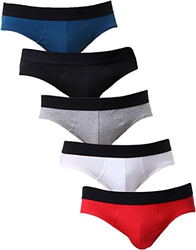 Yundobop Men's Underwear Sexy Cotton Body Comfortable Briefs Low Rise