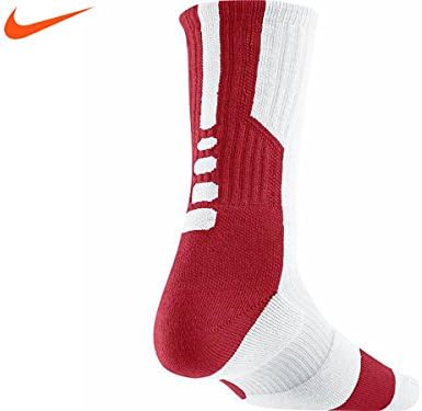 Amazon Nike ナイキ バスケットボール アクセサリー 靴下 エリート 2 0 クルー ソックス 21 23 ホワイト ジムレッド ジムレッド 21 23 ソックス 通販