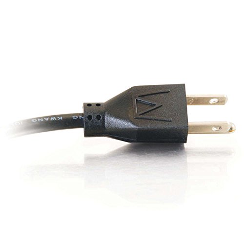 C2G Power Cord, Short Extension Cord, Power Extension Cord, 16 AWG