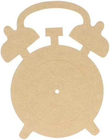 La Fourmi Wooden MDF Clock Shaped Clock Face To Decorate - 28cm x 22cm