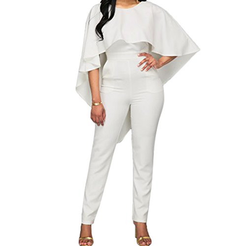 Slim Bloom Womens Ruffles High Waist Clubwear Long Pants Bodyocn