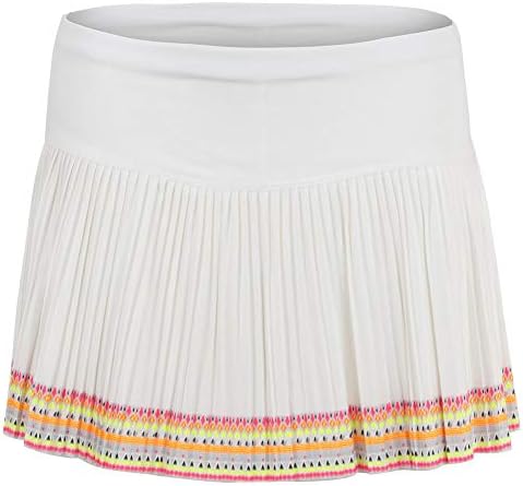 New Women's Neon Border Pleated Tennis Skort sz XL