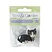 Darice 3DL-H5209 Mini Cat Resin, 1x1.9, Black White