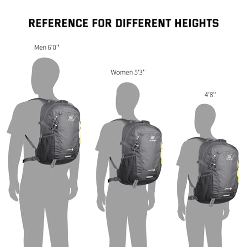 Skysper Lantc 20 Hiking Backpack, 20 Litres, Lightweight Trekking Backpack with Back Ventilation and Hydration System, Made of Breathable 3D Air Mesh, Polyester, Camping, Outdoor, Hiking Backpack | Trekking backpack made of breathable 3D air mesh polyester hiking day trips travel camping outdoors