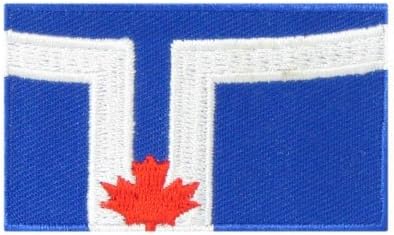 City Of Toronto 2 1/2" x 1 1/2 " Inches Embroidered Iron on Patch Crest Badge... New