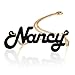 Personalized Acrylic Name Necklace with 18k Gold Plated Chain -Custom Made Choose Any Color and Any Name
