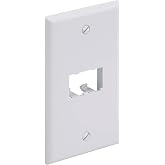 Panduit CFP2WH 1-Gang 2-Port Faceplate, White