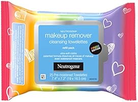 Neutrogena Makeup Remover Cleansing Towelettes, Daily Cleansing Face Wipes to Remove Waterproof Makeup and Mascara