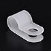 Hicarer 100 Pcs R-Type Cable Clips 1/4