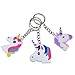 Feidiao Unicorn Bracelets Wristband Unicorn Keychain Keyring,DavonArt Unicorn Birthday Party Favors Supplies for Kids Girls, Pony Toys Prizes Gifts, Rubber Band Bracelet (12 Pack)