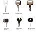 30 Keys Set Construction Equipment Master Keys Set-Ignition Key Ring for Heavy Machines