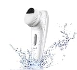 QQcute Sonic Vibration Facial and Body Cleansing Brush Skin Exfoliating Cleansing System for Deep Cleaning Skin Care Waterproof Wireless Charge Valentine's Day Gift
