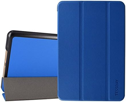 iPad mini 4 Case - Tessday Ultra Slim Lightweight PU leather Smart Shell Standing Cover for Apple iPad mini 4, Blue