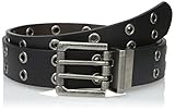 Wolverine Men's Leather Grommet Reversible Belt Black to Brown