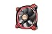 Thermaltake Ring 14 High Static Pressure 140mm Circular Ring Case/Radiator Fan with Anti-Vibration Mounting System Cooling CL-F039-PL14RE-A Red