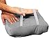 GoGo Travel Pillow for Ipad Tablet Holder, Airplane Neck Pillow, Multi functional 3 in 1 Cushion Lap Desk for On The Go or at Home - Train, Car, Bus, Plane or in Bed - Great Gift for Kids (grey)