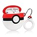 Mulafnxal Compatible with Airpods 1&2 Case,Cute 3D Funny Cartoon Character Soft Silicone Airpod Cover,Kawaii Fun Cool Design Skin,Fashion Chic Cases for Girls Kids Teens Boys Air pods(Elf Ball Chain)