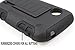 LG 306G Case, Starshop LG 306G 305C Hybrid Full Protection High Impact Dual Layer Holster Case with Kickstand and Locking Belt Swivel Clip with Premium Screen Protector Black