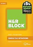 H&R Block Tax Software Basic 2016 Win + Refund Bonus Offer