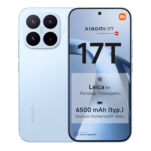 XIAOMI 17T Smartphone 12+256GB, 6500mAh Akku, Leica 5X Telekamera, Violett