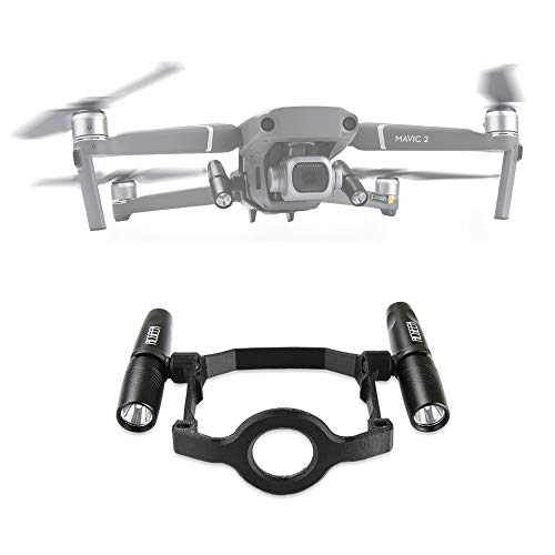 RCGEEK Drone Flashlight Night Cruise Night Searching Flash Warning Direction Guide Obstacle Avoidance Light Accessories for DJI Mavic 2 Pro Mavic 2 Zoom Drone