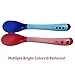Baby Weaning Feeding Spoon Fork - 6 Pc Set - Heat-Sensing Safety Feeding Dispensing Spoons Utensils for Infant, Toddler - Non-Toxic, BPA Free & FDA Approved - Best For Eating, Weaning & Teething