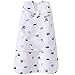 HALO 100% Cotton Sleepsack Swaddle, 3-Way Adjustable Wearable Blanket, TOG 1.5, Nautical Tug Boats, Small, 3-6 Months