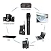 Yooson Wireless Microphone System, Rechargeable Dynamic Cordless Vocal Microphone with 6.35mm Plug Receiver for Karaoke, Party, Wedding, Churching, Stage Performance, Presentation and More.Metal Black