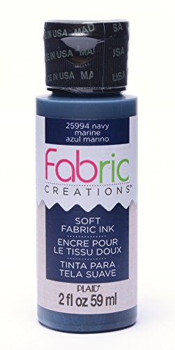 Fabric Creations Fabric Ink in Assorted Colors (2-Ounce), 25994 Navy Blue