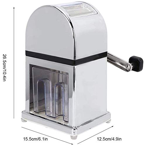 WCY Home Easy Ice Shaver Crusher handbetriebenen Eiszerkleinerer/EIS-Crusher Edelstahl Mini Eiszerhacker Hand Handstyle… – Bild 3