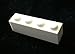 50x Lego White 1x4 Bricks