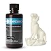 ANYCUBIC 3D Printer Resin, 405nm SLA UV-Curing Resin with High Precision and Quick Curing & Excellent Fluidity for LCD 3D Printing (White, 500g)