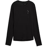 PUMA Womens Seasons Wool Crew Neck Long Sleeve Casual Tops Casual Comfort Technology - Black