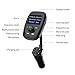 Bluetooth FM Transmitter, Wireless In-Car Radio Adapter Music Player w/ Power Off, 350° Adjustable Head Hands-Free Calling Car Kit Dual USB Charger Support Bluetooth/ SD Card/ Aux Input/ USB Disk