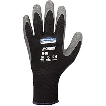 Jackson Safety G40 Latex Coated Glove, Large, Case of 60