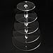 5 Tier Round Acrylic Cupcake Maypole Stand Cupcake Display (MPR9020)