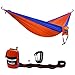 SEGMART Double Hammock with Two Tree Straps & Carabiners, 600lbs