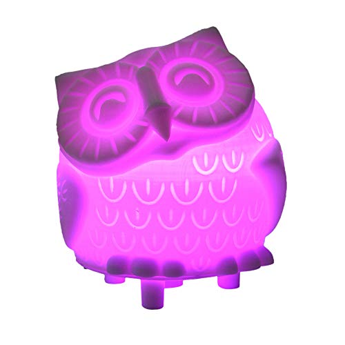 FAYERXL 3D Printing Owl Light Animal Lover 16 Colors Owl Lamp with Remote &Touch Control Home Decor