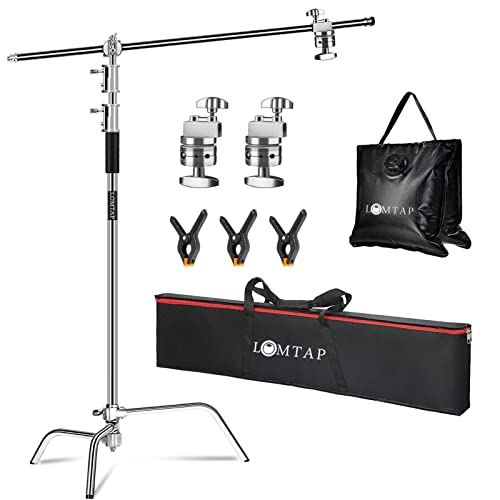 LOMTAP C Stand Light Stand Photography Kit Heavy Duty 10.8ft/330cm