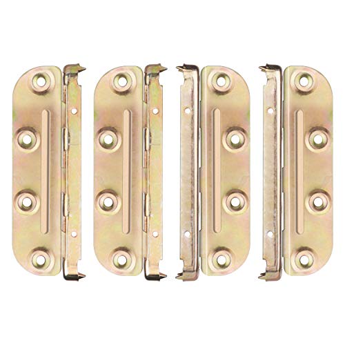 Surface Mounted Bed Rail BracketsBed Frame Hardware for Wood Bed Frame