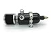 HotRod99 Universal 0.75L Aluminum Two AN12 Ports Oil Catch Can with Drain Valve Tap Oil Catch Tank With Breather Filter Reservoir Tank Anodized Black